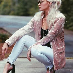 Pink/blushes velvet blaster.